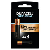 Duracell Μπαταρίες Optimum MN1500 LR6 AA (4τμχ)